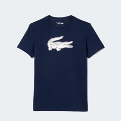 Camiseta LACOSTE TH2042 00 525 marine/blanc - Imagen 1