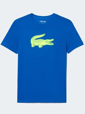 Camiseta LACOSTE TH2042 00 ETQ royaume/ jaune electrique - Imagen 1
