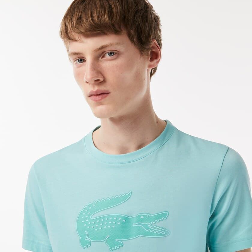 Camiseta LACOSTE TH2042 00 ZKI verde - Imagen 2