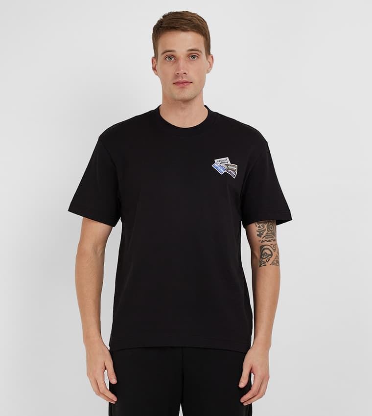 Camiseta Lacoste TH2059 00 031 noir - Imagen 1