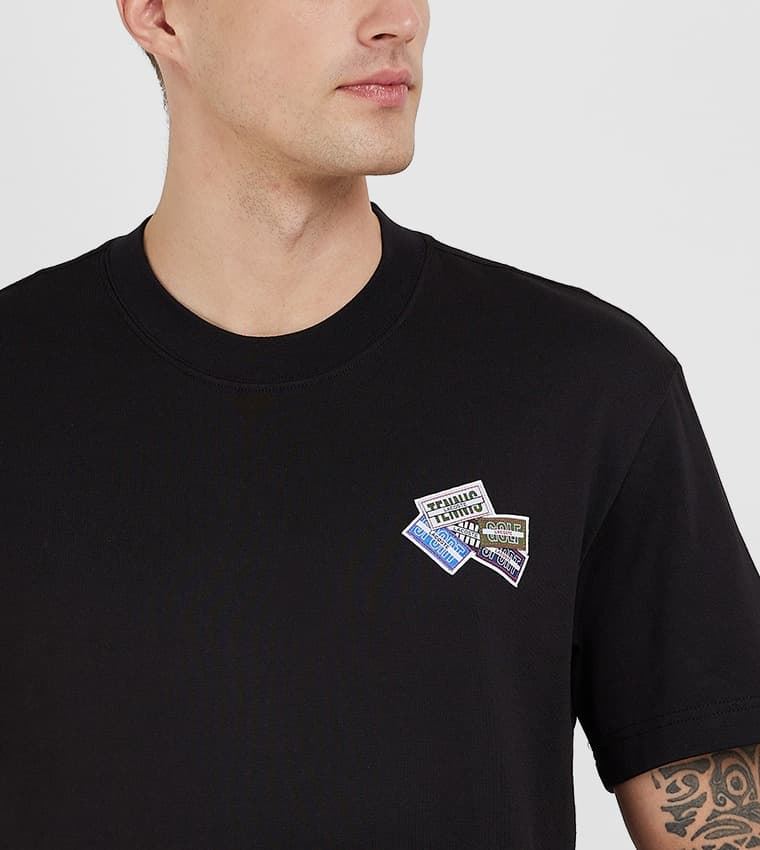 Camiseta Lacoste TH2059 00 031 noir - Imagen 3