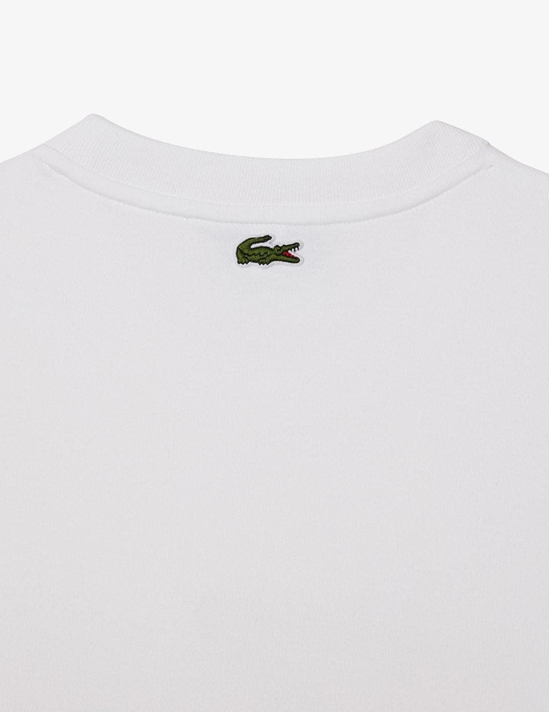 Camiseta Lacoste TH2104 00 001 blanc - Imagen 3