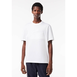 Camiseta Lacoste TH2104 00 001 blanc - Imagen 1