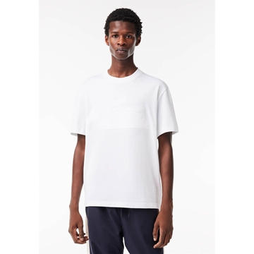 Camiseta Lacoste TH2104 00 001 blanc - Imagen 1