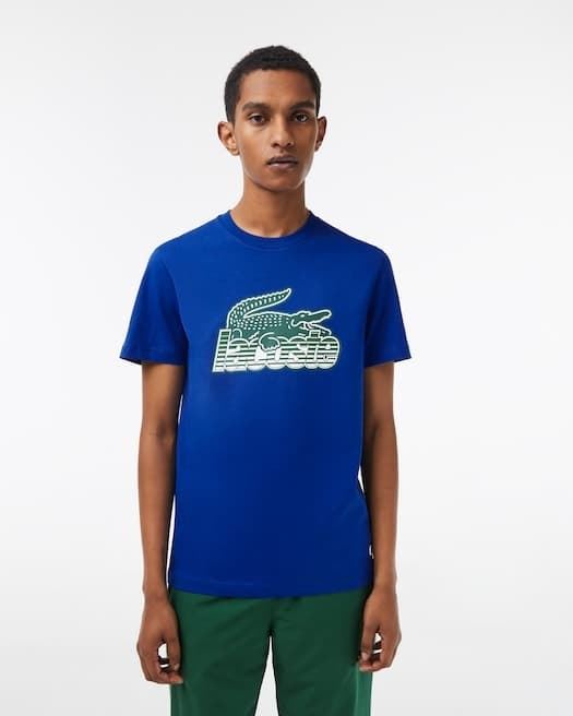 Camiseta LACOSTE TH5070 00 JQ0 cobalt - Imagen 1