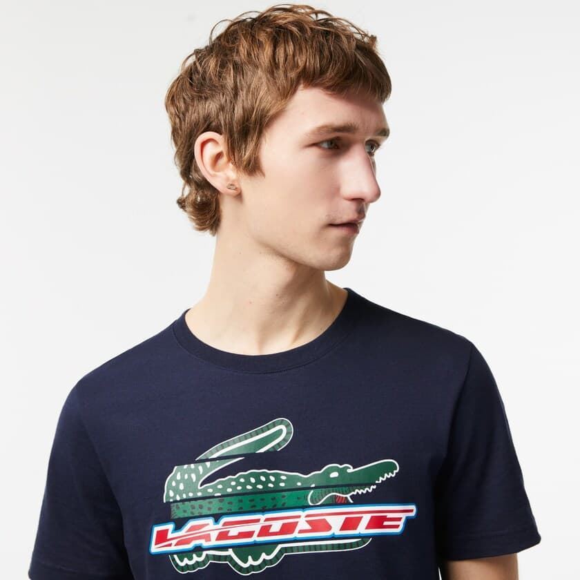 Camiseta LACOSTE TH5156 00 166 marine - Imagen 2