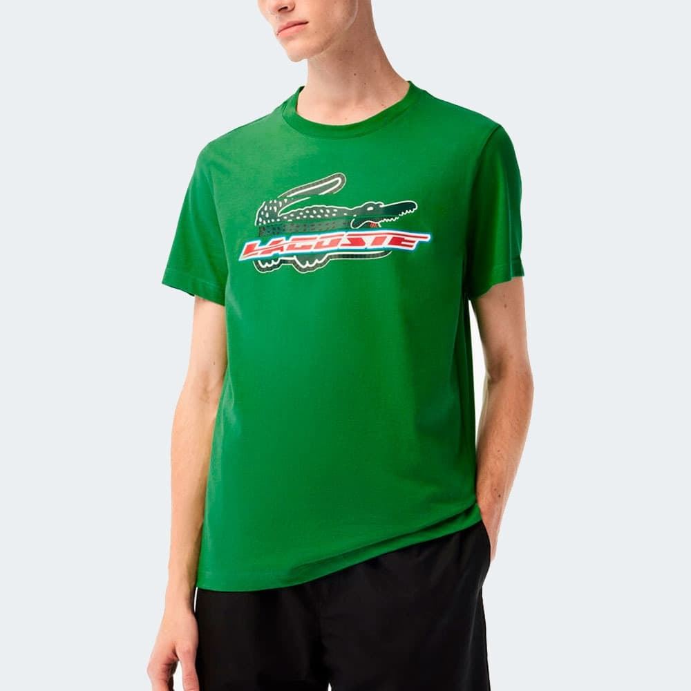 Camiseta LACOSTE TH5156 00 L94 verde - Imagen 2