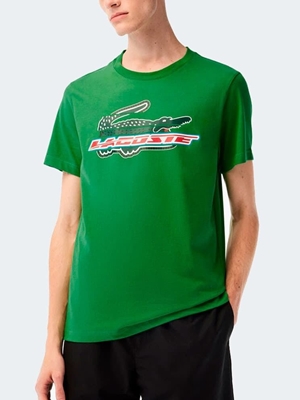 Camiseta LACOSTE TH5156 00 L94 verde - Imagen 2