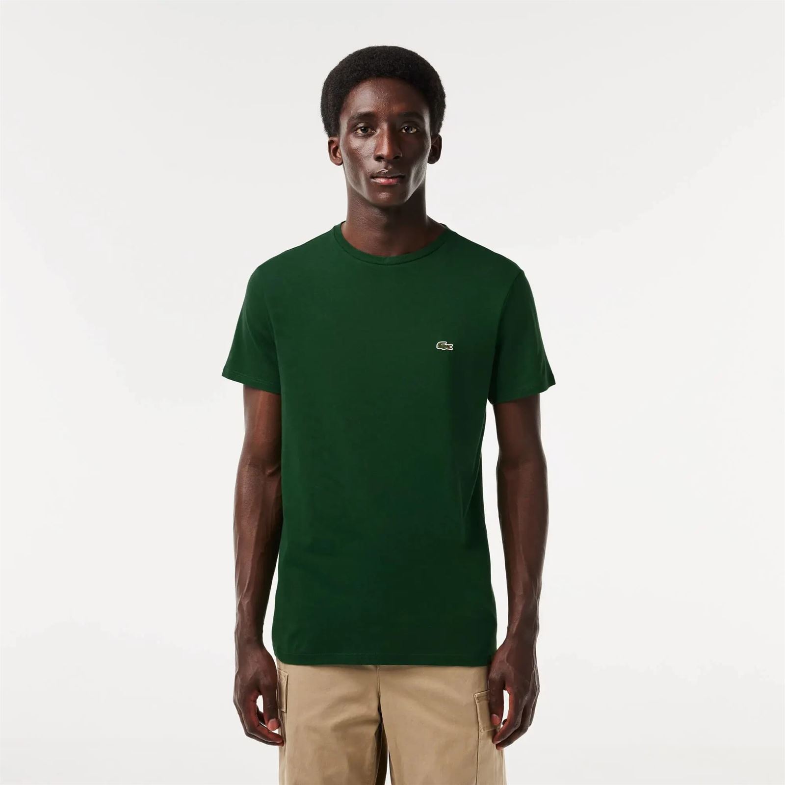 Camiseta Lacoste TH6709 00 132 vert - Imagen 1