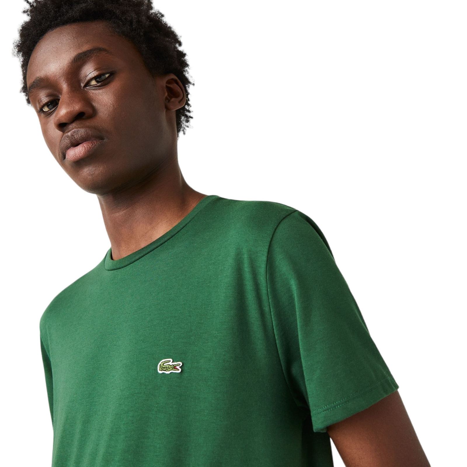 Camiseta Lacoste TH6709 00 132 vert - Imagen 3