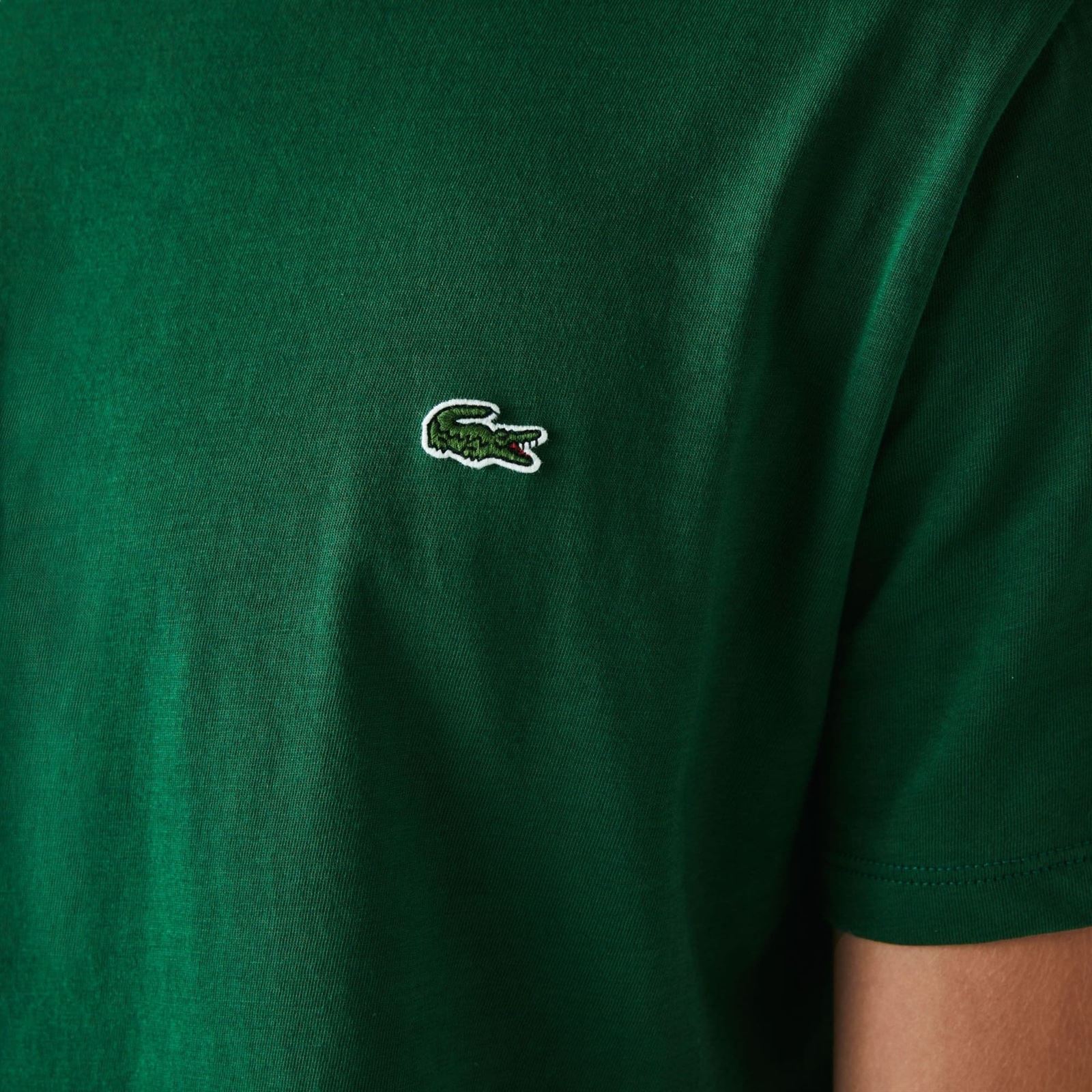 Camiseta Lacoste TH6709 00 132 vert - Imagen 5
