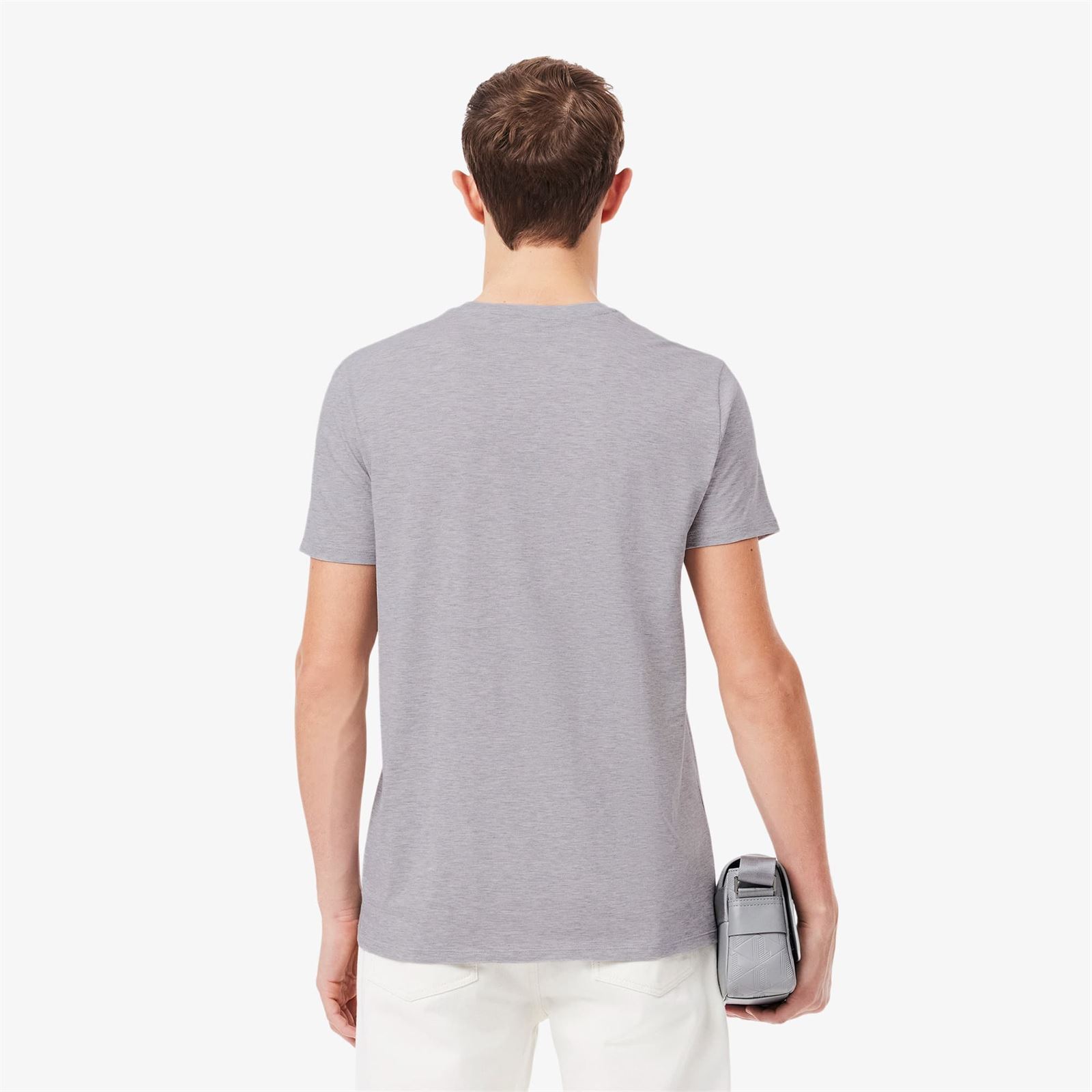 Camiseta Lacoste TH6709 00 CCA silver chine - Imagen 3