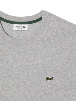 Camiseta Lacoste TH8372 00 F4L argent chine/lime - Imagen 2