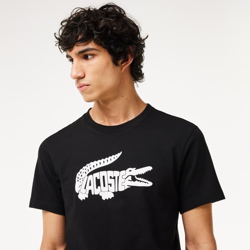 Camiseta Lacoste TH8937 00 258 noir - Imagen 2