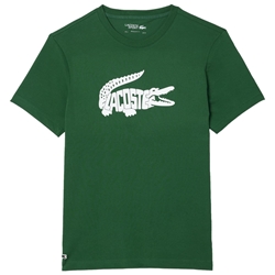 Camiseta Lacoste TH8937 00 291 vert/blanc - Imagen 1