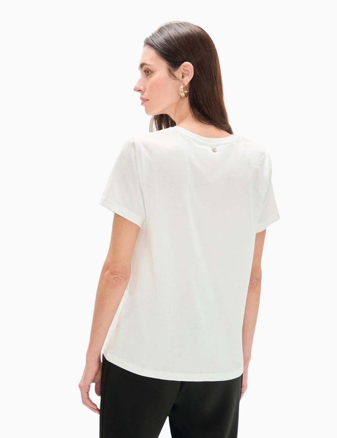 Camiseta LOLA CASADEMUNT LS2615004 00B BLANCO - Imagen 2