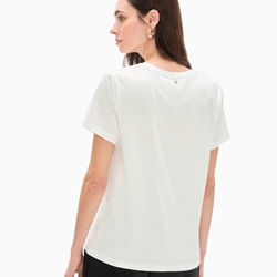 Camiseta LOLA CASADEMUNT LS2615004 00B BLANCO - Imagen 2