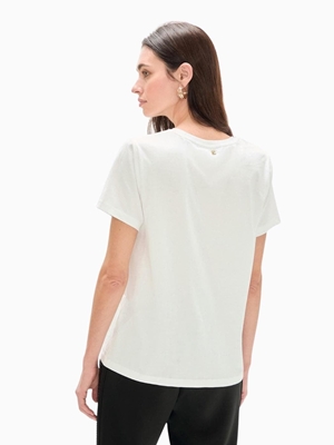 Camiseta LOLA CASADEMUNT LS2615004 00B BLANCO - Imagen 2
