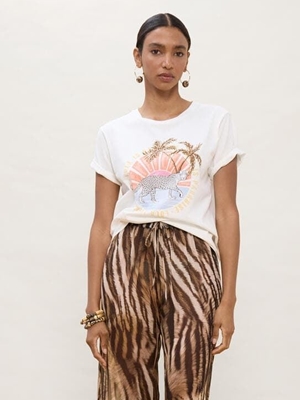 Camiseta LOLA CASADEMUNT LS2615103 00B blanco - Imagen 1