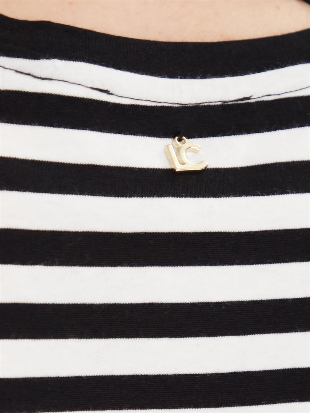 Camiseta LOLA CASADEMUNT LS2615107 20N CRUDO NEGRO - Imagen 5