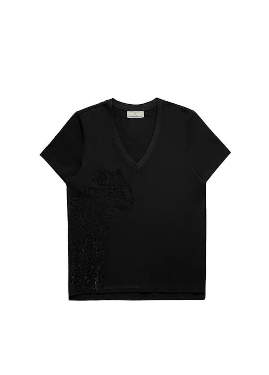 Camiseta LOLA CASADEMUNT LS2615109 00N NEGRO - Imagen 1