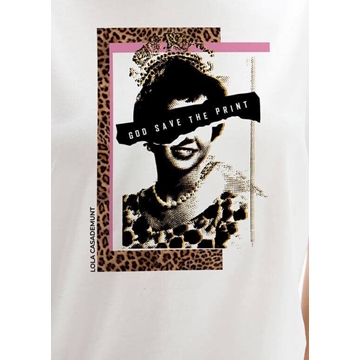 Camiseta Lola Casademunt Sra Lola estampado LF2615060 - Imagen 2