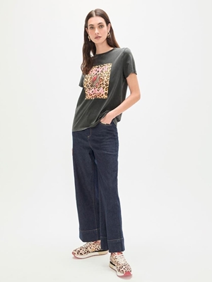 Camiseta Love Lola Casademunt Leopardo LS2615105 - Imagen 2