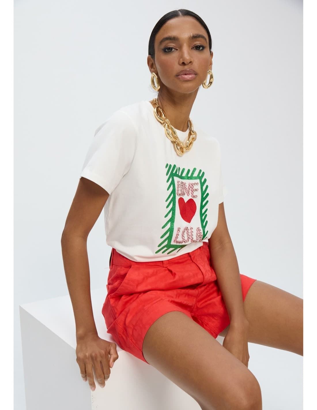 Camiseta Love Lolas Joyas Lola Casademunt LS2615041 - Imagen 1