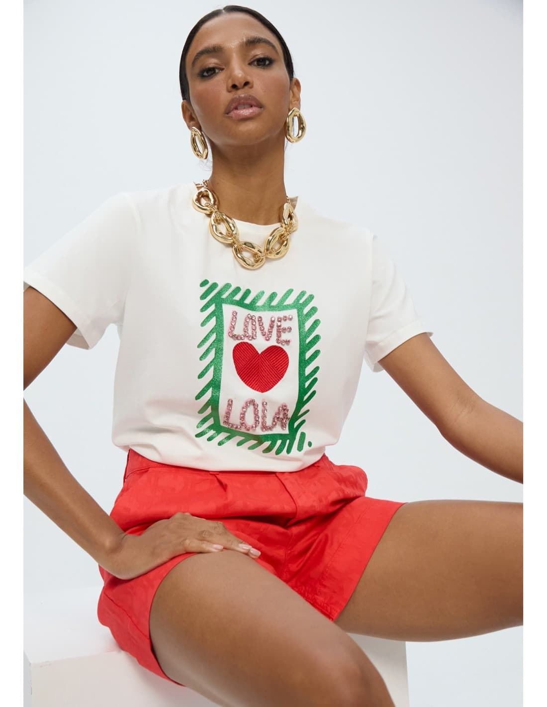 Camiseta Love Lolas Joyas Lola Casademunt LS2615041 - Imagen 2