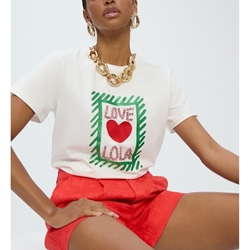 Camiseta Love Lolas Joyas Lola Casademunt LS2615041 - Imagen 2