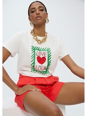 Camiseta Love Lolas Joyas Lola Casademunt LS2615041 - Imagen 2