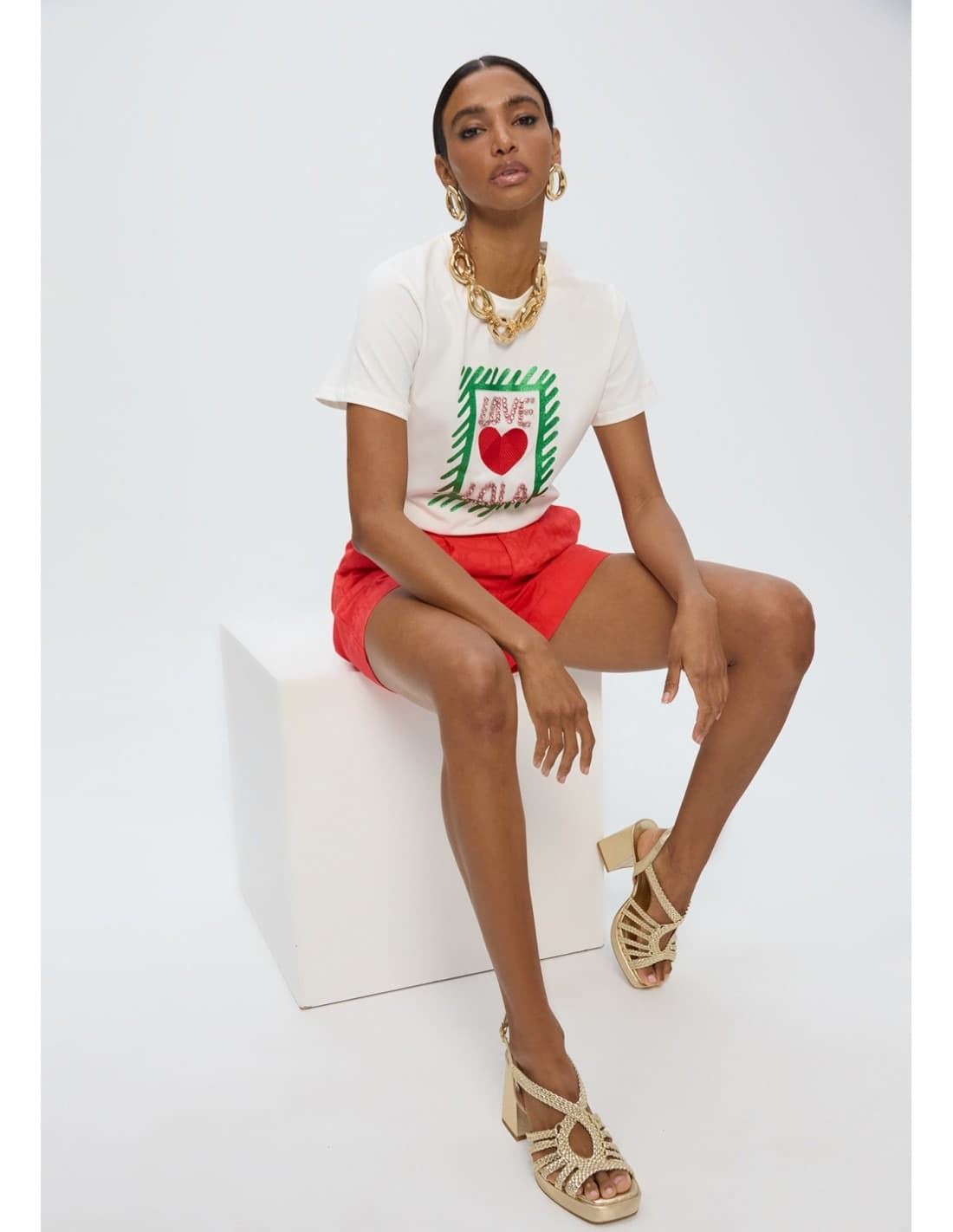 Camiseta Love Lolas Joyas Lola Casademunt LS2615041 - Imagen 3