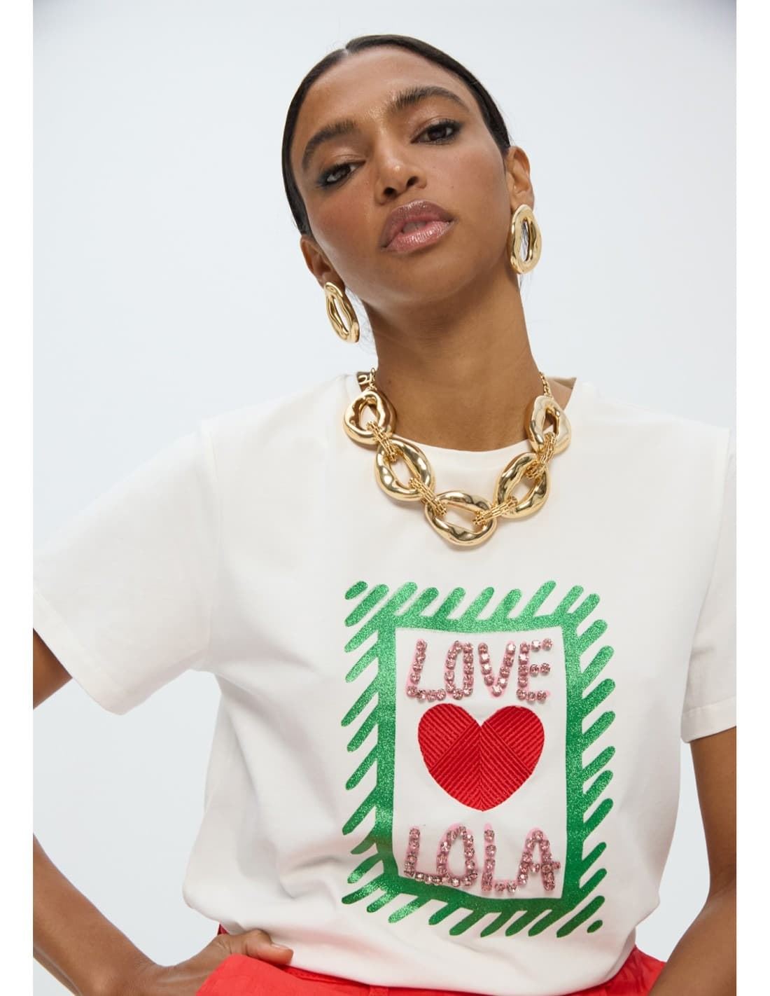 Camiseta Love Lolas Joyas Lola Casademunt LS2615041 - Imagen 4