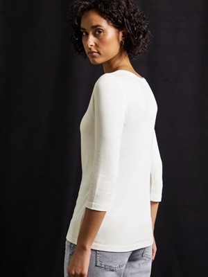 CAMISETA MANGA LARGA STREET ONE 323993 10108 BLANCO - Imagen 2