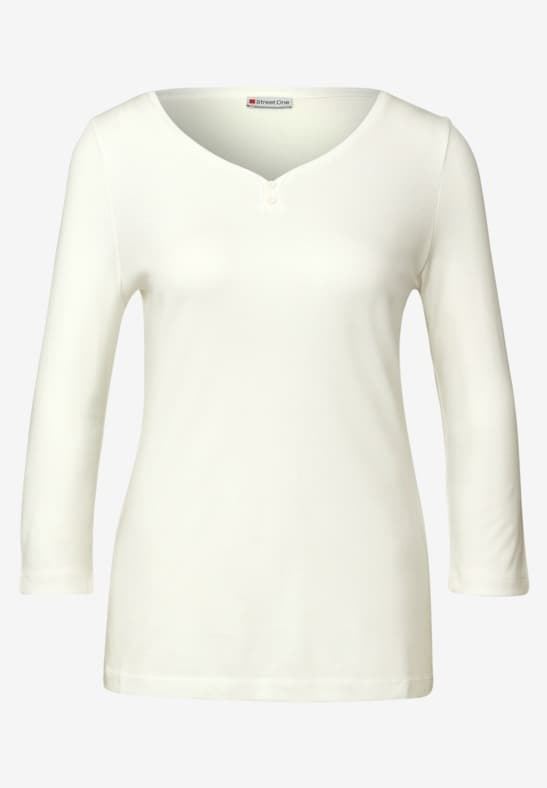 CAMISETA MANGA LARGA STREET ONE 323993 10108 BLANCO - Imagen 4