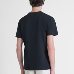 Camiseta Negra Antony Morato MMKS02500 FA100144 9000 (Regular fit in Jersey) - Imagen 2