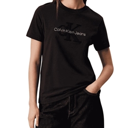 Camiseta Negra Calvin Klein J20J224244 BEH - Imagen 1