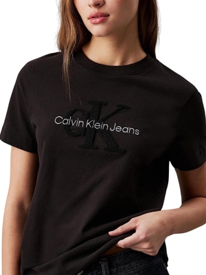 Camiseta Negra Calvin Klein J20J224244 BEH - Imagen 2