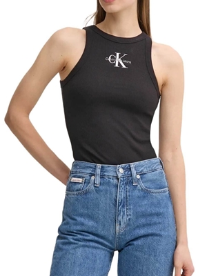 Camiseta Negra Calvin Klein Jeans Ck Black J20J225301 BEH - Imagen 1