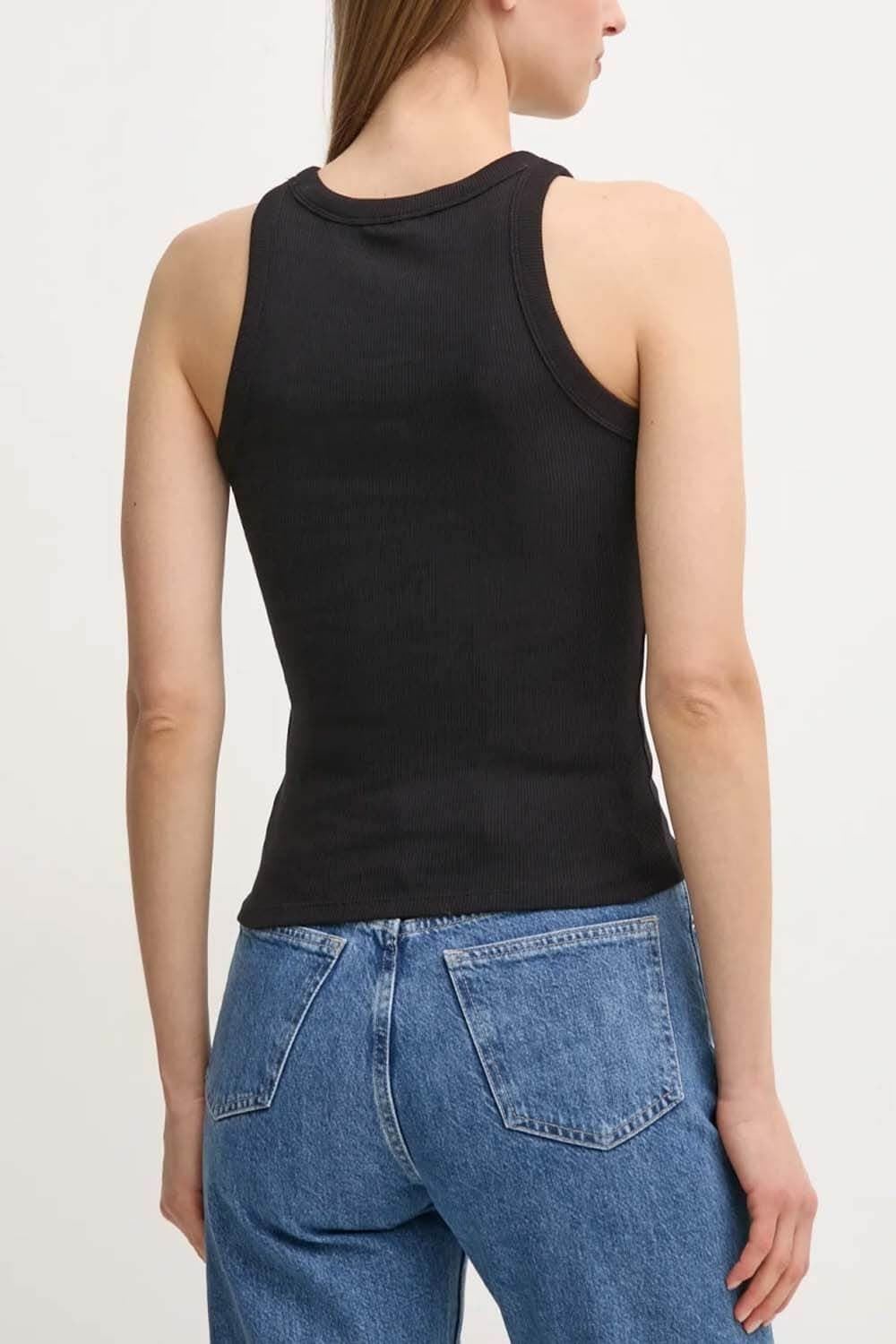 Camiseta Negra Calvin Klein Jeans Ck Black J20J225301 BEH - Imagen 2