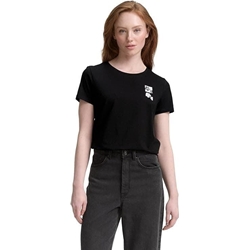 Camiseta Negra Tom Tailor T-shirt with print (Deep Black) 1047858 14482 - Imagen 1