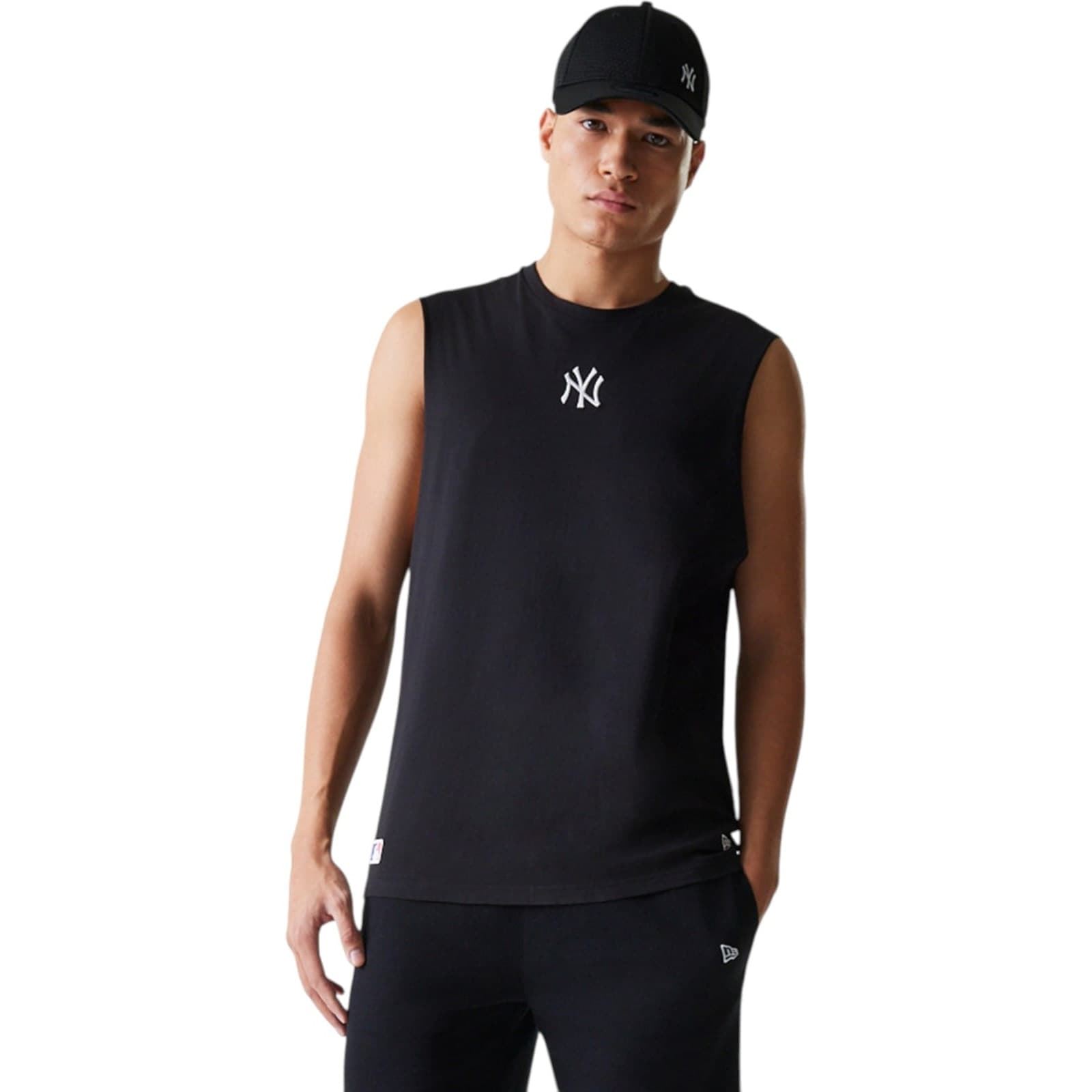 Camiseta NEW ERA 60691043 nos mlb midi sleeveless tee blk - Imagen 1