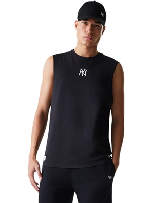 Camiseta NEW ERA 60691043 nos mlb midi sleeveless tee blk - Imagen 1