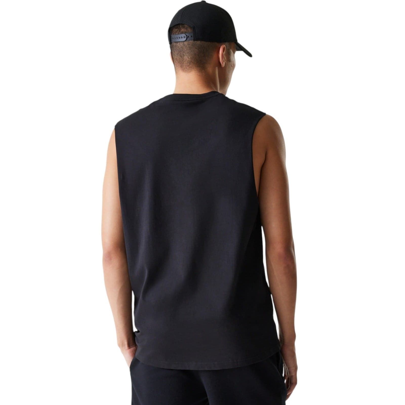 Camiseta NEW ERA 60691043 nos mlb midi sleeveless tee blk - Imagen 2