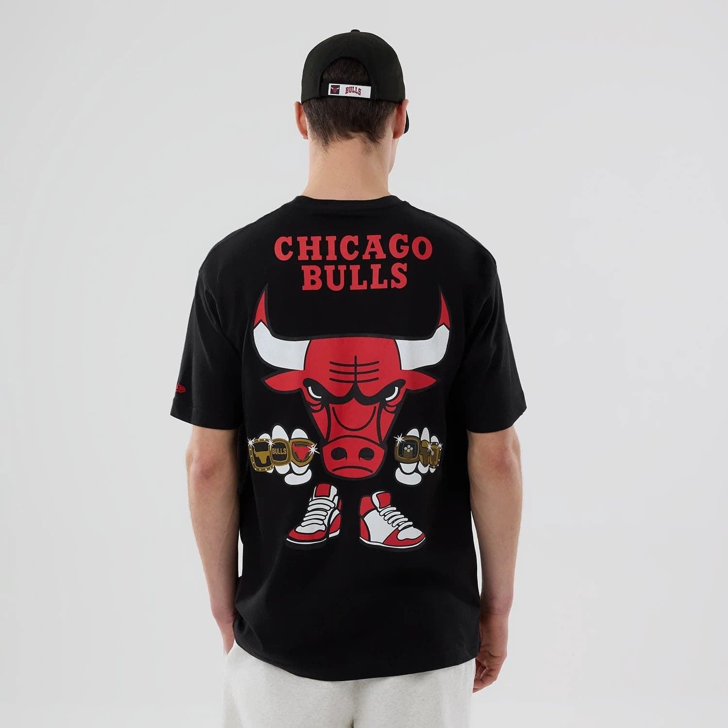 Camiseta NEW ERA 60773464 Chicago Bulls Black - Imagen 2