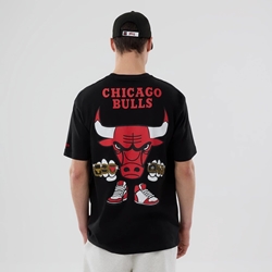 Camiseta NEW ERA 60773464 Chicago Bulls Black - Imagen 2