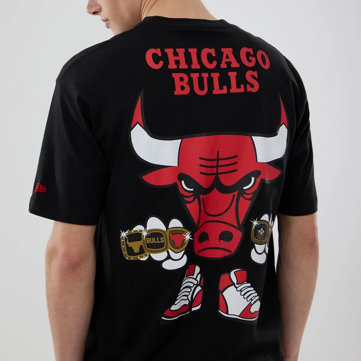 Camiseta NEW ERA 60773464 Chicago Bulls Black - Imagen 3