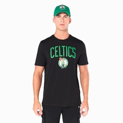 Camiseta New Era Nos NBA Regular Tee Boston Celtics 60505459 Black - Imagen 1