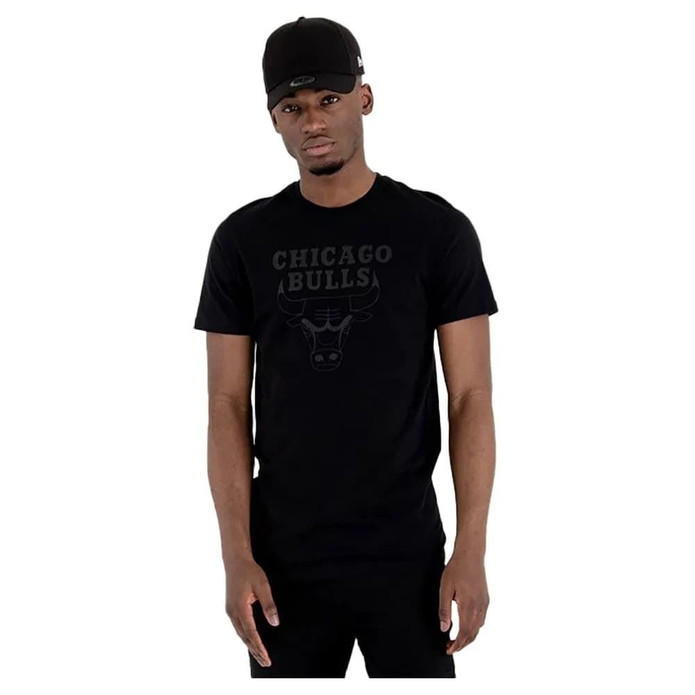 Camiseta New Era Nos Regular Tee Chicago Bulls Black - Imagen 1