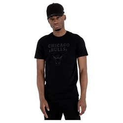 Camiseta New Era Nos Regular Tee Chicago Bulls Black - Imagen 1
